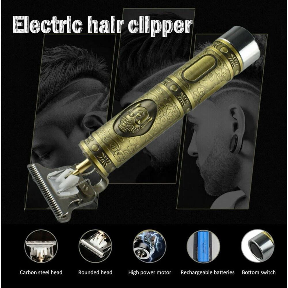 NIB NEW Kemei Buddha Cordless Hair Clippers Trimmer Shaver Clipper Cutting Beard